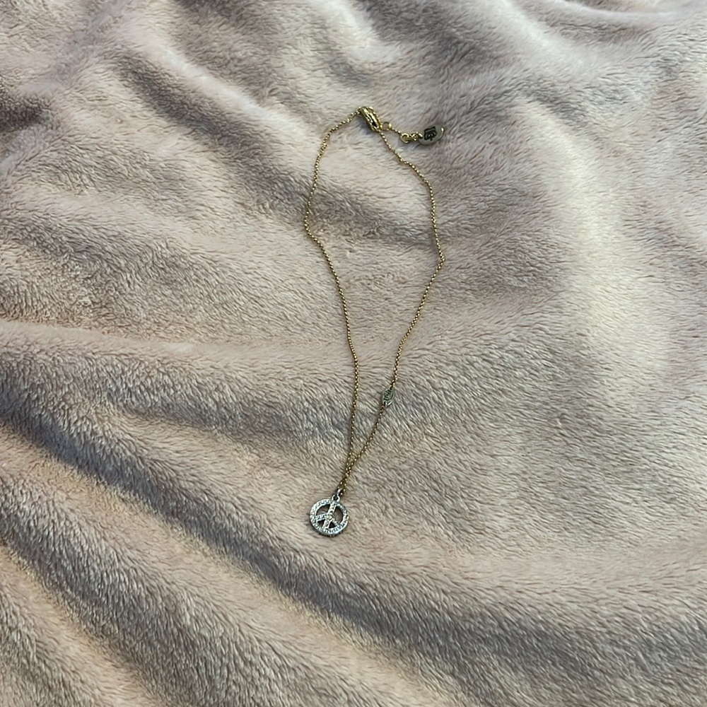 Vintage Juicy Couture Peace Necklace